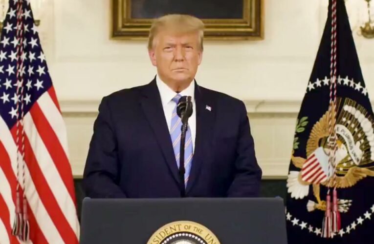 With impeachment and the 25th amendment being discussed, the President crafted a last-ditch message to save himself