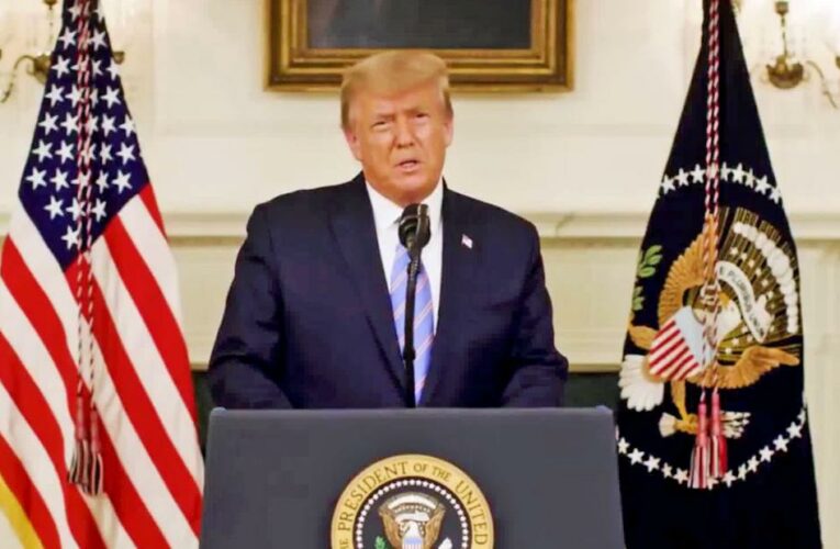 Trump releases video condemning rioters: You will pay