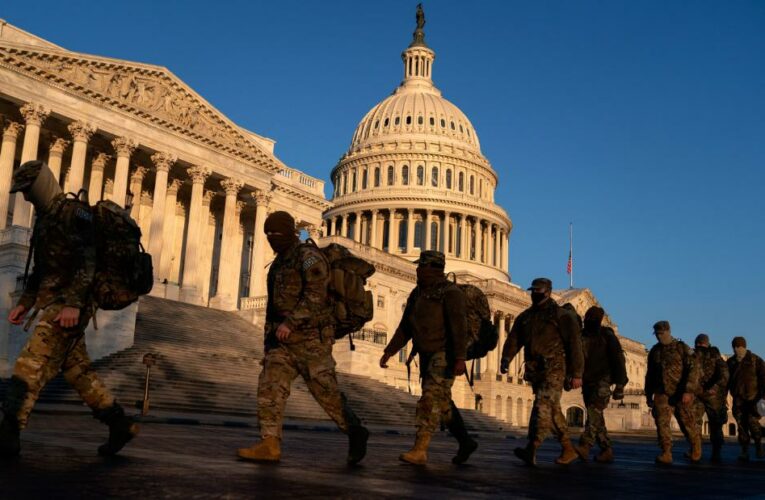 Pentagon authorizes arming of National Guard members supporting Capitol security
