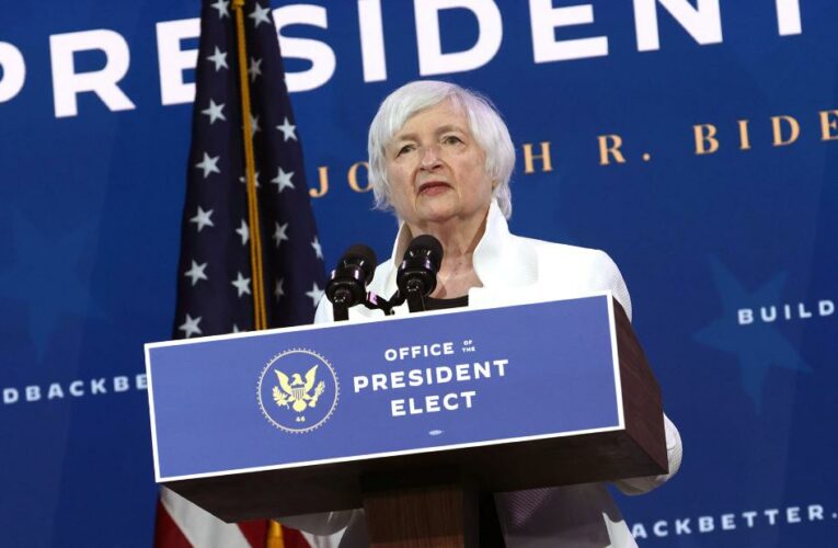 Yellen to urge lawmakers to ‘act big’ on relief spending