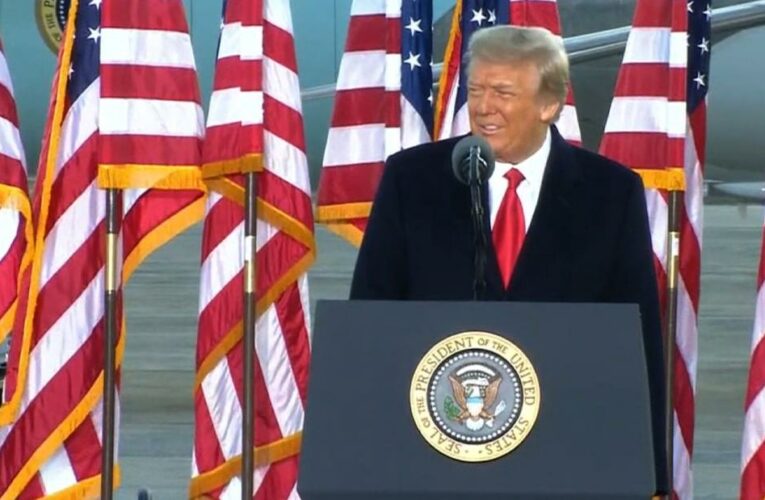 See Trump’s farewell message to family and supporters