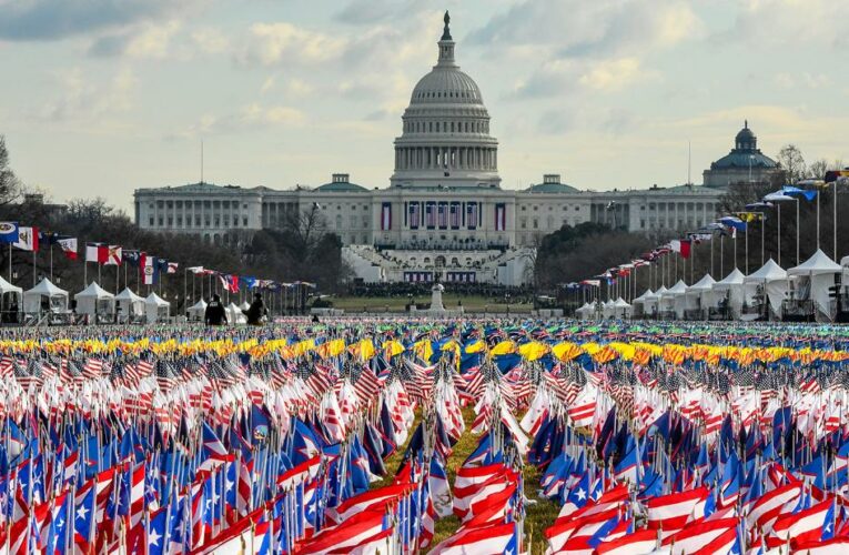 Joe Biden is sworn in as the 46th President and tells nation ‘my whole soul is in’ uniting America