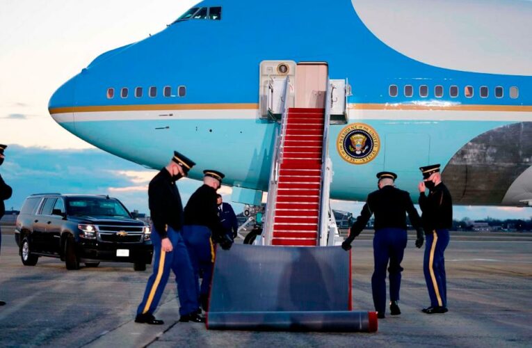 Trump departs Washington a pariah as his era in power ends