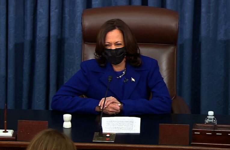 ‘That was very weird’: Harris returns to Senate. See moment that made her laugh