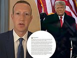 Facebook BANS Trump’s account after president incited MAGA mob to storm US Capitol