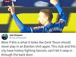 Cenk Tosun DENIES celebration after scoring goal against Rotherham was politically motivated