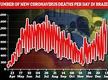 Brazil’s Covid deaths soar back to their first wave peak of over 1,000 a day amid new strain
