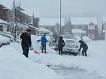 UK weather: Britons wake up to snow with nearly a FOOT more set to fall today