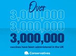 Coronavirus UK: Matt Hancock reveals 3MILLION Covid vaccines have now been administered across UK 