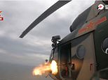 China releases footage of its troops conducting live-fire drill near Taiwan