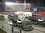 North Korea: Kim Jong un unveils huge ‘submarine-launched ballistic missiles’ during military parade