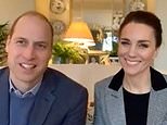 Prince William and Kate Middleton speak to frontline workers about bereavement support