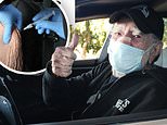 Willie Nelson gives a thumbs-up after receiving hiS COVID-19 vaccine: ‘Get your shot!’