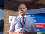 NHS England boss Sir Simon Stevens says person admitted to hospital every 30 seconds with Covid