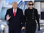 Donald and Melania Trump leave White House before Biden inauguration