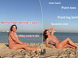 Model reveals how influencers REALLY take bikini pictures