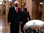 Biden Inauguration: Pence arrives in display of split with Trump