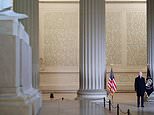 Biden stands at the feet of the Lincoln Memorial and calls on Americans to heal at concert