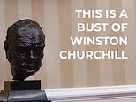 US Embassy claims it’s ‘just a bust of Winston Churchill’ after removing statue from Oval Office
