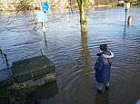 Fresh misery for flood-hit communities following Storm Christoph as blizzards sweep into Britain