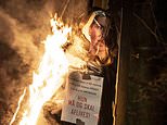 Youths torch Dutch Covid testing centre amid fiery anti-lockdown protests across Europe 