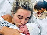 Dani Dyer gives BIRTH! Love Island star welcomes a baby boy with boyfriend Sammy Kimmence