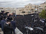 Thousands of ultra-Orthodox Jews ignore Covid lockdown rules in Israel for Rabbi funeral