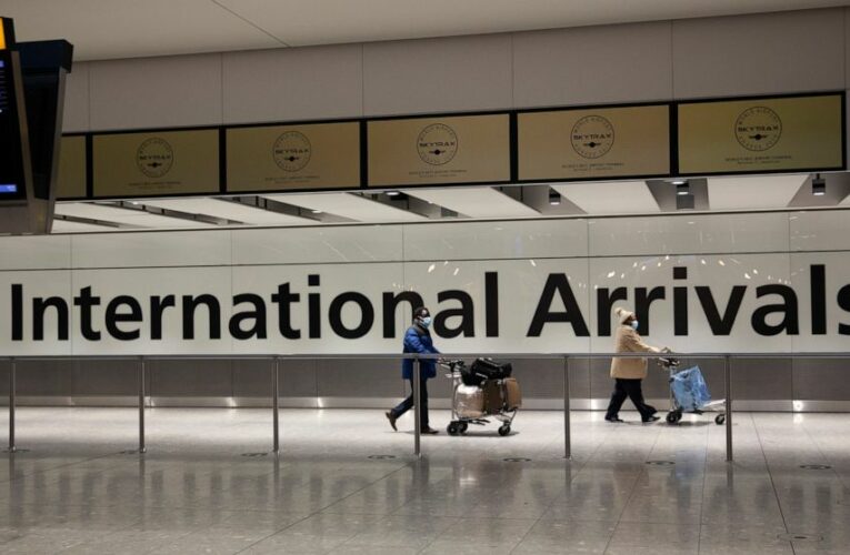 UK eyes quarantine hotels for travelers to curb variants