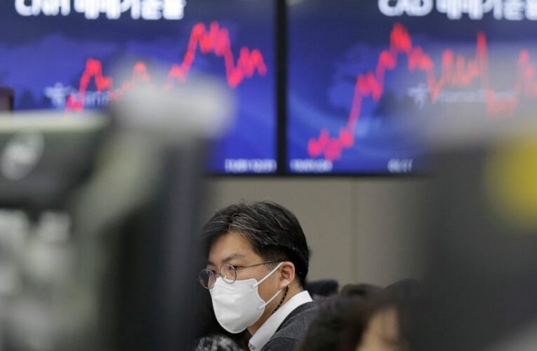 Global stocks decline, US futures lower, but GameStop jumps