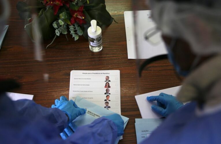 Polling booths go to voters in Portugal’s pandemic election