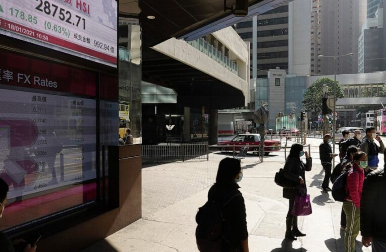 Asian shares mostly higher as Biden inauguration approaches