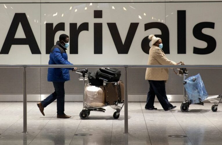UK eyes quarantine hotels for travelers to curb variants