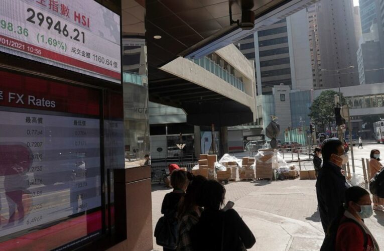 Asian shares retreat after bumpy day on Wall Street