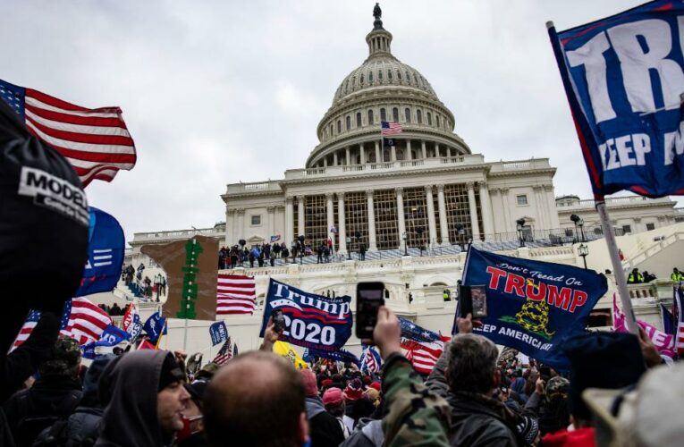 Video evidence of Trump’s supporters smashing their way into the Capitol revived a national trauma on Day 1 of his trial