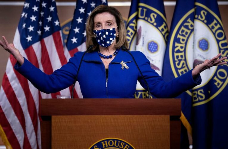 The House Speaker says she has no worries of Republican reprisal for Democrats moving to remove Marjorie Taylor Greene from her committees