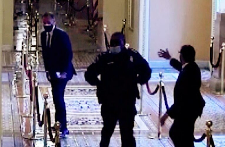Watch heroic officer save Mitt Romney