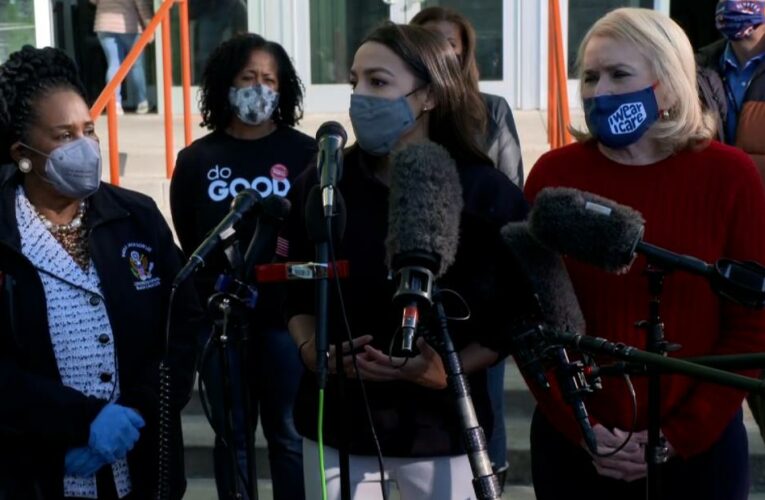Hear Rep. Ocasio-Cortez’s comments while visiting Texas after winter storm