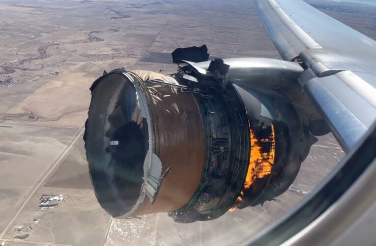 How United Airlines passengers reacted when the plane’s engine exploded midair