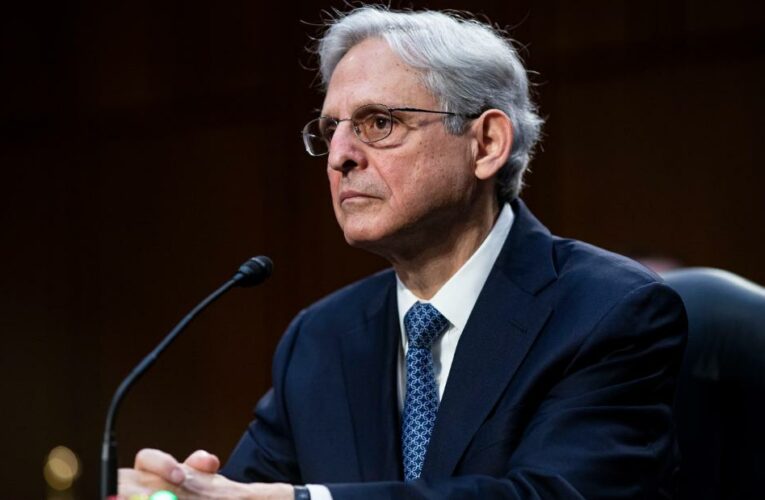 Garland fought back tears as he described what the attorney general’s role means to him