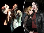 Marilyn Manson hinted at trouble with an ex reading from a letter on stage in 2015