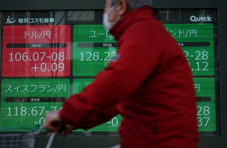 Asian shares mostly lower after mixed day on Wall Street