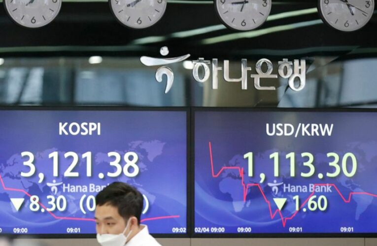 Asian shares down on caution after modest US gains