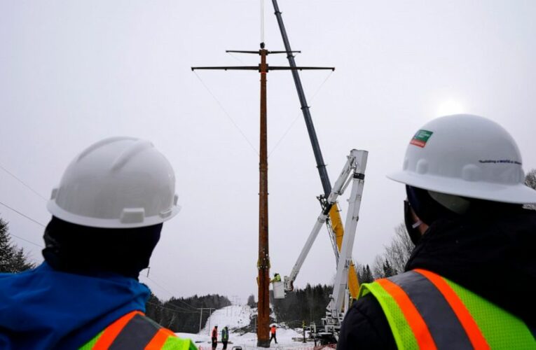 Construction starts on disputed $1B electricity corridor