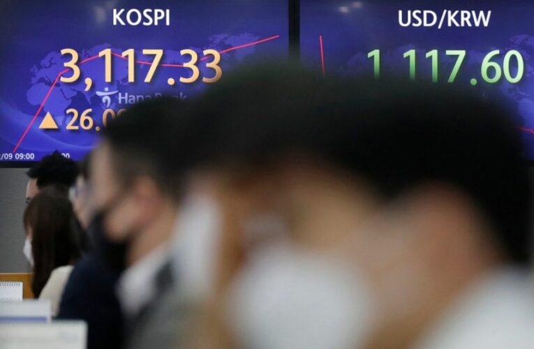 Stocks move lower on Wall Street, pulling below record highs