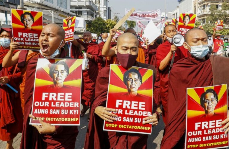 Myanmar draft cybersecurity law adds to protests over coup