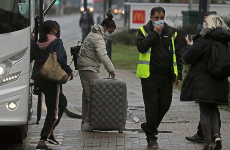 UK opens quarantine hotels, pushes on with vaccine drive