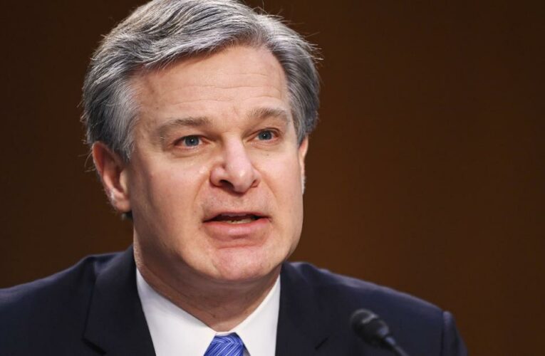 Christopher Wray says he has not seen evidence to suggest left-wing groups were part of the riot, knocking down baseless claims made by some GOP senators