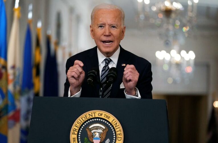 The President directs states to make vaccines available to all adults by May 1, which could allow small July 4 gatherings