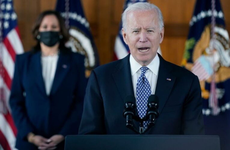 President Biden condemned ‘skyrocketing’ hate crimes against Asian Americans in the wake of three Atlanta-area shootings that left eight people dead