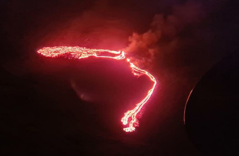 Iceland reports a volcanic eruption near the capital of Reykjavík